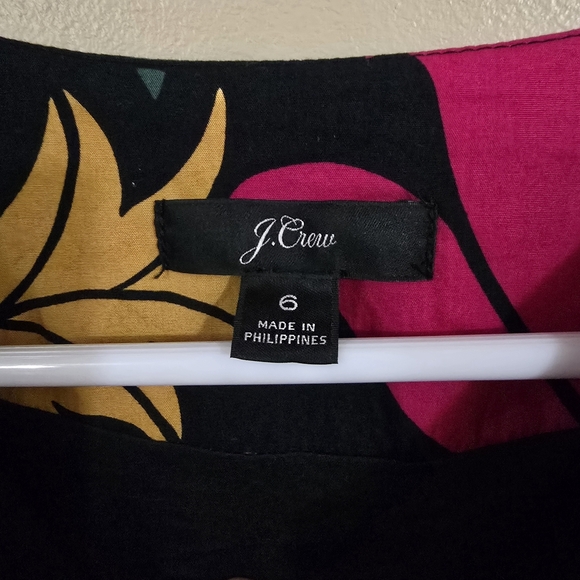 J.Crew Vibrant Floral Long Sleeve Dress - Picture 5 of 5